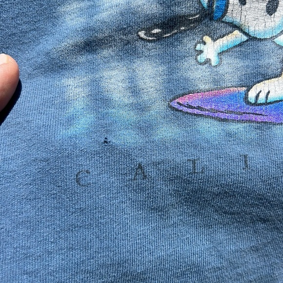 Vintage kids Knotts Berry Farm surfs up snoopy California made in USA. Size XS - Picture 11 of 13